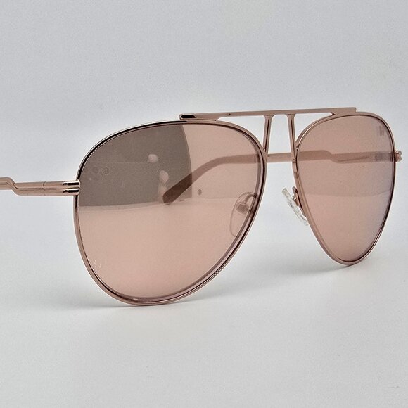 Diane Von Furstenberg Scarlett DVF 135S Rose Frame Rose Lens Sunglasses w/ Case